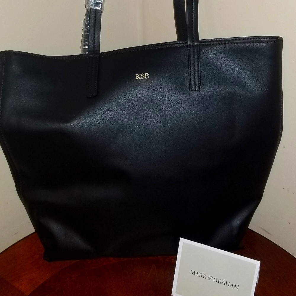 Mark And Graham Fillmore Vegan Leather Zipper Tote